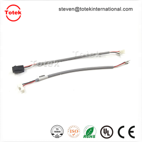 4pin molex 43020 to 3pin AMP 3-643814 connector customized wire harness